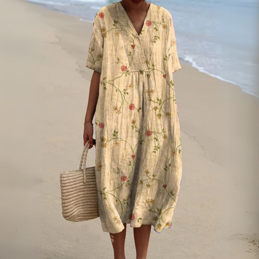 Nicole™ | Robe d'Été à Fleurs