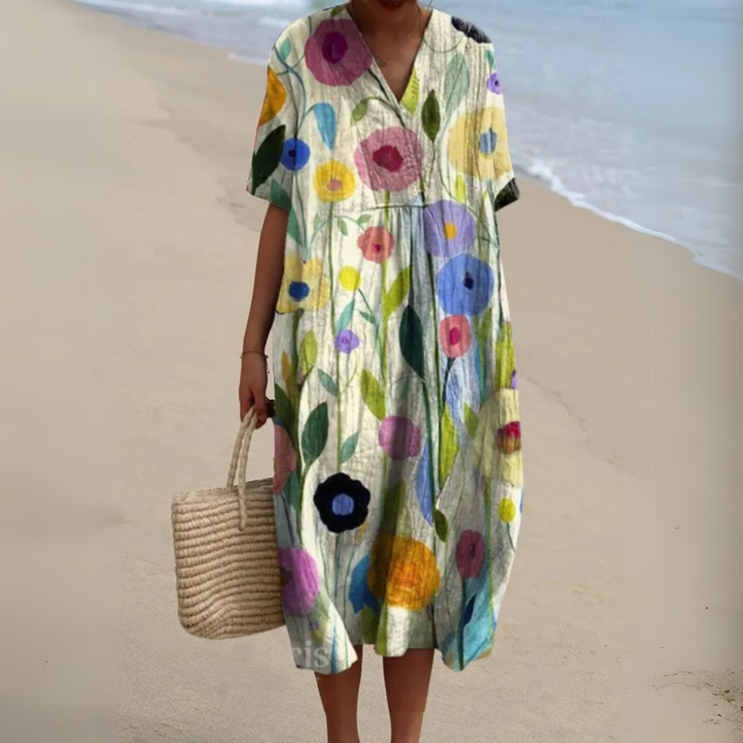 Nicole™ | Robe d'Été à Fleurs