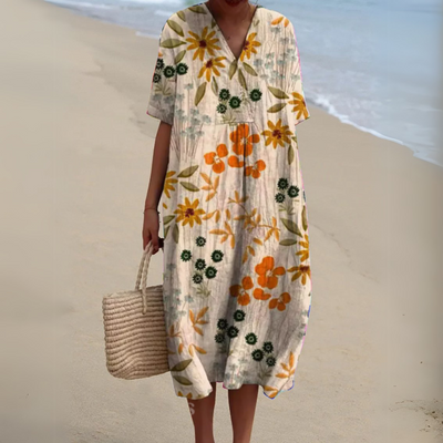 Nicole™ | Robe d'Été à Fleurs