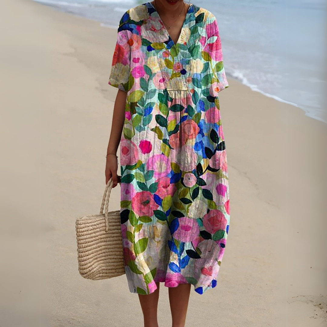Nicole™ | Robe d'Été à Fleurs