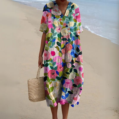 Nicole™ | Robe d'Été à Fleurs