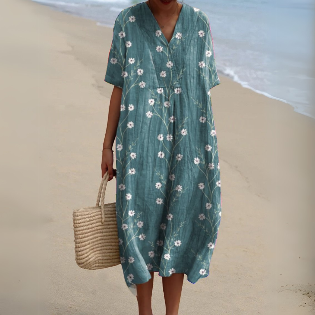 Nicole™ | Robe d'Été à Fleurs