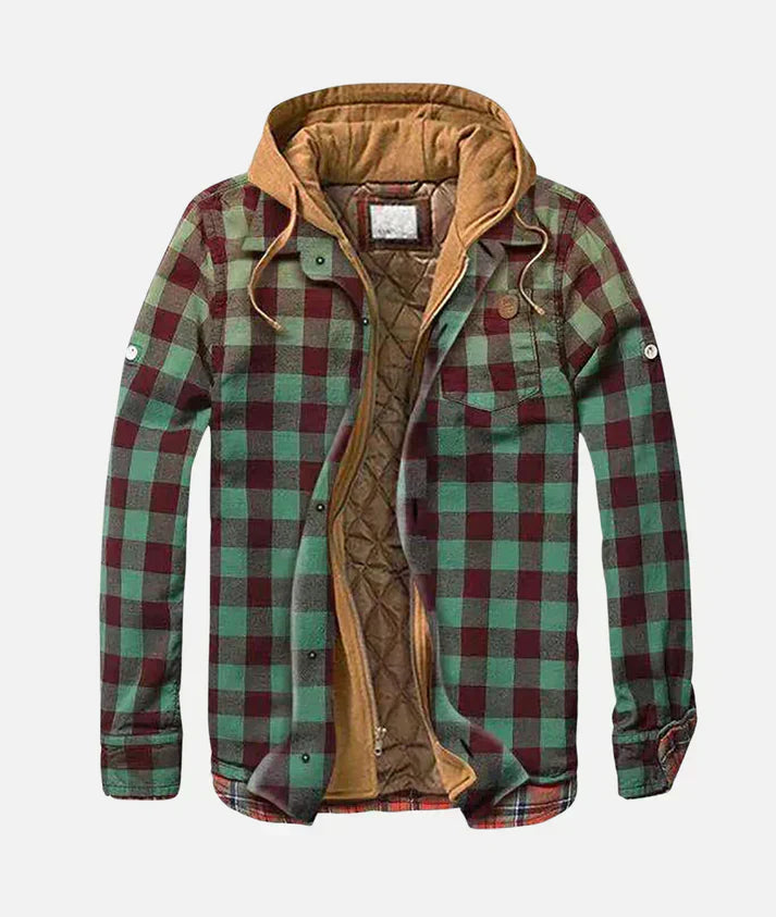 Franck | Veste à carreaux patchwork