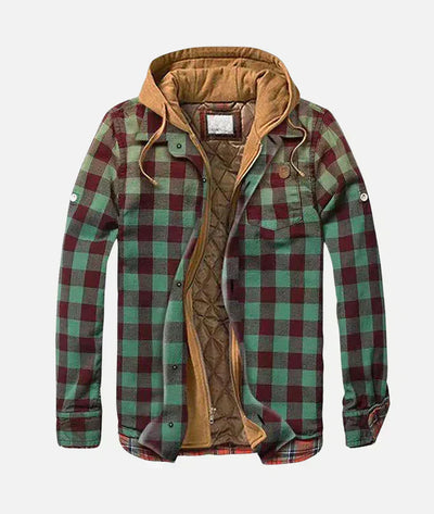 Franck | Veste à carreaux patchwork