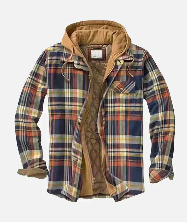 Franck | Veste à carreaux patchwork