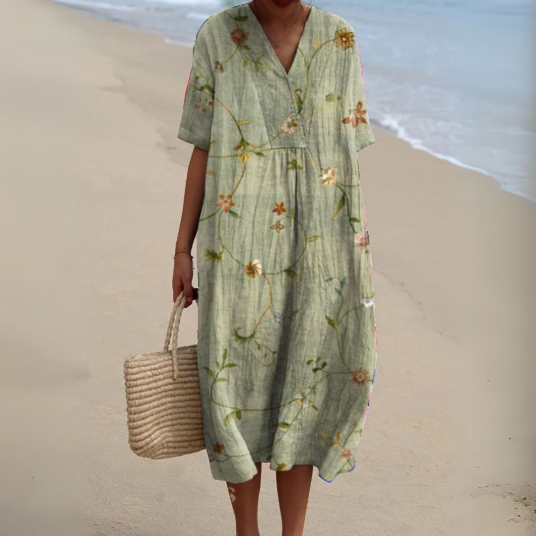 Nicole™ | Robe d'Été à Fleurs