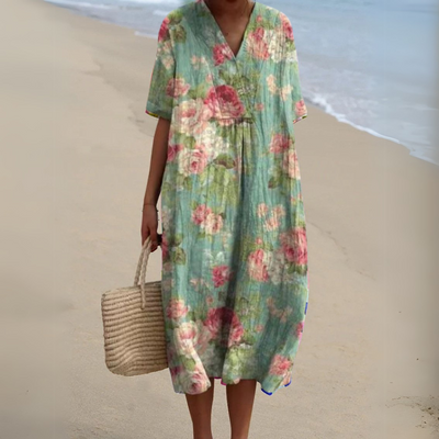 Nicole™ | Robe d'Été à Fleurs