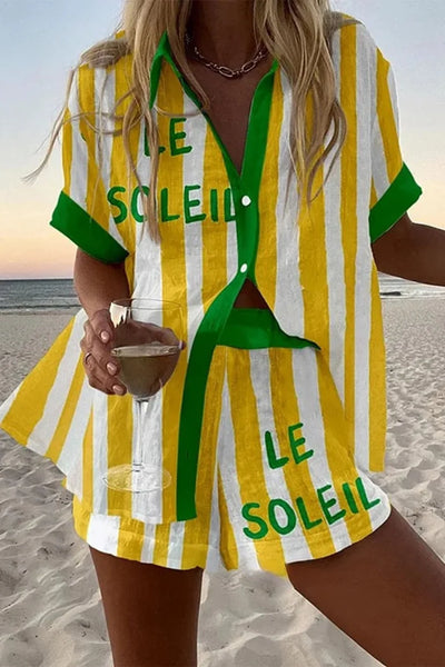 Solène™ | Ensemble Court en Lin