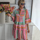 Juliane™ | Robe Swing à Volants Boho