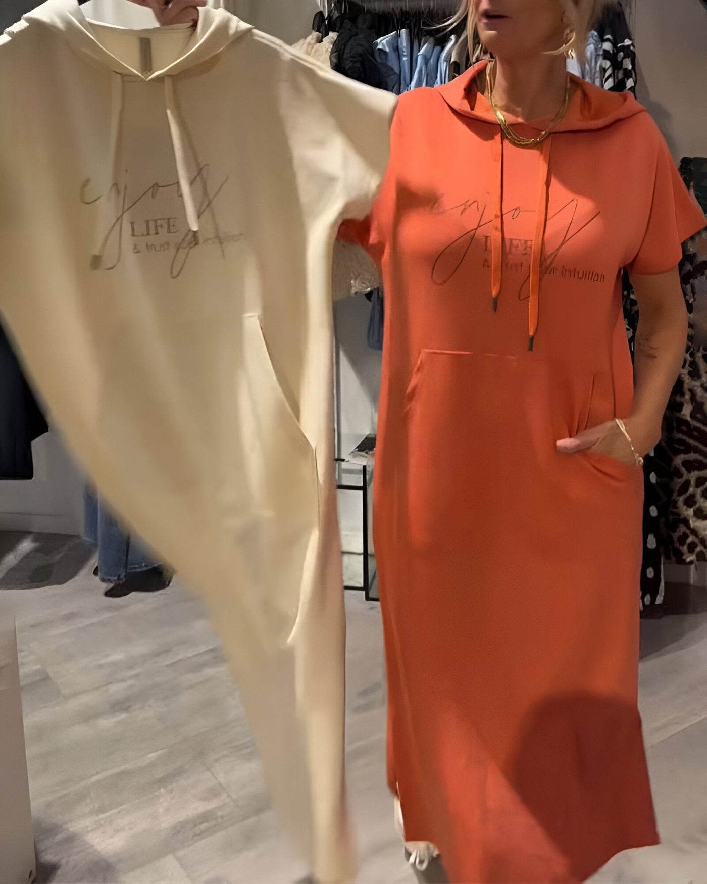Léa™ | Robe à Capuche Décontractée