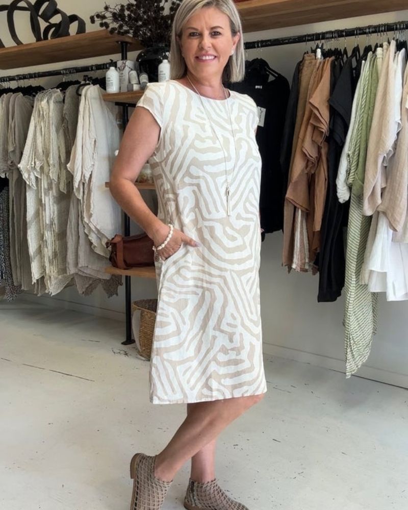 Isabelle™ | Robe d'été en lin décontractée